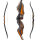 SPIDERBOWS Sparrow Carbon Sunrise - 60 Zoll - 30 lbs - Take Down Recurvebogen | Rechtshand