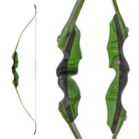 SPIDERBOWS Sparrow Carbon Forest - 60 Zoll - 35 lbs - Take Down Recurvebogen | Rechtshand