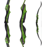 SPIDERBOWS Blizzard Carbon Forest - 64 Zoll - 25 lbs - Take Down Recurvebogen | Rechtshand