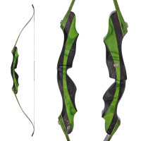 SPIDERBOWS Blizzard Carbon Forest - 64 Zoll - 25 lbs - Take Down Recurvebogen | Rechtshand