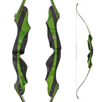 SPIDERBOWS Blizzard Carbon Forest - 64 Zoll - 25 lbs - Take Down Recurvebogen | Rechtshand