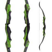 SPIDERBOWS Blizzard Carbon Forest - 64 Zoll - 25 lbs - Take Down Recurvebogen | Rechtshand