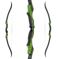 SPIDERBOWS Blizzard Carbon Forest - 64 Zoll - 25 lbs - Take Down Recurvebogen | Rechtshand