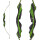 SPIDERBOWS Blizzard Carbon Forest - 64 Zoll - 25 lbs - Take Down Recurvebogen | Rechtshand