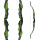 SPIDERBOWS Blizzard Carbon Forest - 64 Zoll - 25 lbs - Take Down Recurvebogen | Rechtshand