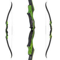 SPIDERBOWS Blizzard Carbon Forest - 64 Zoll - 40 lbs - Take Down Recurvebogen | Rechtshand