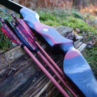 C.V. EDITION by SPIDERBOWS Condor - Rubin - 70 Zoll - 30 lbs - Take Down Recurvebogen | Rechtshand