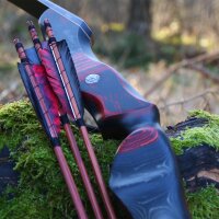 C.V. EDITION by SPIDERBOWS Condor - Rubin - 70 Zoll - 40 lbs - Take Down Recurvebogen | Rechtshand