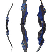 SPIDERBOWS Blizzard Sky - 64 Zoll - 40 lbs - Take Down Recurvebogen | Rechtshand