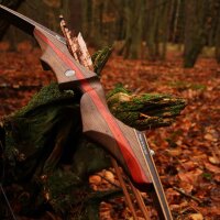 Mittelst&uuml;ck | SPIDERBOWS - Hawk - 17 Zoll - R&auml;uchereiche/Padouk | Rechtshand