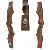 Mittelst&uuml;ck | SPIDERBOWS - Hawk - 17 Zoll - R&auml;uchereiche/Padouk | Rechtshand