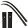 Wurfarme | SPIDERBOWS - Hawk - 35 lbs | Schwarz