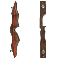 Mittelst&uuml;ck | SPIDERBOWS - Hawk - Classic - SWS - 15 Zoll - R&auml;uchereiche/Padouk | Linkshand