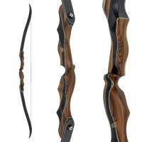 C.V. EDITION by SPIDERBOWS Condor Trinity - Palisander - 66 Zoll - 35 lbs - Take Down Recurvebogen | Rechtshand