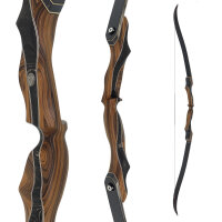 C.V. EDITION by SPIDERBOWS Condor Trinity - Palisander - 66 Zoll - 35 lbs - Take Down Recurvebogen | Rechtshand