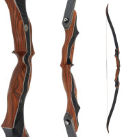 C.V. EDITION by SPIDERBOWS Condor Trinity - Cocobolo - 64 Zoll - 30 lbs | CVX - Take Down Recurvebogen | Linkshand