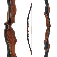 C.V. EDITION by SPIDERBOWS Condor Trinity - Cocobolo - 64 Zoll - 30 lbs | CVX - Take Down Recurvebogen | Linkshand