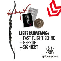 C.V. EDITION by SPIDERBOWS Condor - Titan - 70 Zoll - 45 lbs | CVX - Take Down Recurvebogen | Rechtshand