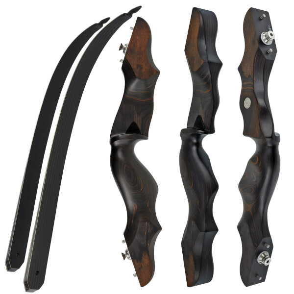 [SPECIAL EDITION] C.V. EDITION by SPIDERBOWS - Condor Dark Brown - 64 Zoll - 40,0 lbs - Take Down Recurvebogen