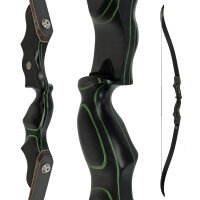 C.V. EDITION by SPIDERBOWS - Raven Green Competition - 62 Zoll - 40 lbs | Linkshand