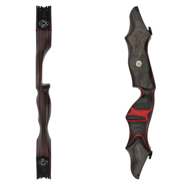 Mittelstück | C.V. EDITION by SPIDERBOWS - Raven Competition - ILF - Red - 21 Zoll | Rechtshand