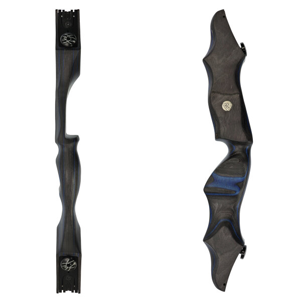 Mittelstück | C.V. EDITION by SPIDERBOWS - Raven Competition - ILF - Blue - 21 Zoll | Linkshand