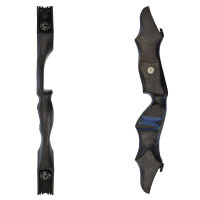Mittelst&uuml;ck | C.V. EDITION by SPIDERBOWS - Raven Competition - ILF - Blue - 21 Zoll | Linkshand
