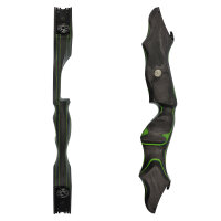 Mittelst&uuml;ck | C.V. EDITION by SPIDERBOWS - Raven Competition - ILF - Green - 21 Zoll | Linkshand