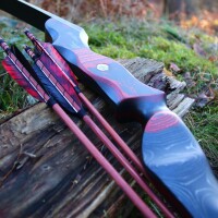 C.V. EDITION by SPIDERBOWS Condor - Rubin - 62 Zoll - 30 lbs | CVX - Take Down Recurvebogen | Rechtshand
