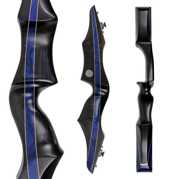 Mittelstück | SPIDERBOWS - Hawk - Competition - SWS - 17 Zoll - Schwarz/Blau | Rechtshand