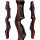 Mittelst&uuml;ck | SPIDERBOWS - Hawk - Competition - SWS - 19 Zoll | Rechtshand | Farbe: Schwarz/Rot