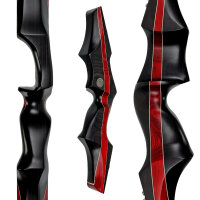 Mittelst&uuml;ck | SPIDERBOWS - Hawk - Competition - SWS - 17 Zoll - Schwarz/Rot | Linkshand