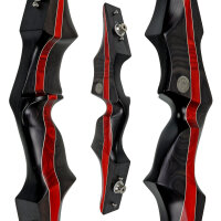 Mittelst&uuml;ck | SPIDERBOWS - Hawk - Competition - SWS - 17 Zoll - Schwarz/Rot | Linkshand