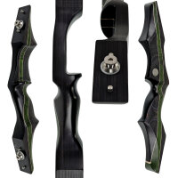 Mittelst&uuml;ck | SPIDERBOWS - Hawk - Competition - SWS - 17 Zoll - Schwarz/Gr&uuml;n | Linkshand