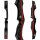 Mittelst&uuml;ck | SPIDERBOWS - Hawk - Competition - SWS - 19 Zoll | Linkshand | Farbe: Schwarz/Rot