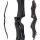 SPIDERBOWS - Hawk - Competition - SWS - 60 Zoll - 25-50 lbs - Take Down Recurvebogen | Farbe: Schwarz