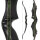 SPIDERBOWS - Hawk - Competition - SWS - 62 Zoll - 25-50 lbs - Take Down Recurvebogen | Farbe: Schwarz/Gr&uuml;n