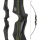 SPIDERBOWS - Hawk - Competition - SWS - 62 Zoll - 25-50 lbs - Take Down Recurvebogen | Farbe: Schwarz/Gr&uuml;n