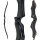 SPIDERBOWS - Hawk - Competition - SWS - 62 Zoll - 25-50 lbs - Take Down Recurvebogen | Farbe: Schwarz