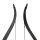 SPIDERBOWS - Hawk - Competition - SWS - 62 Zoll - 25-50 lbs - Take Down Recurvebogen | Farbe: Schwarz