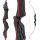 SPIDERBOWS - Hawk - Competition - SWS - 64 Zoll - 25-50 lbs - Take Down Recurvebogen | Farbe: Schwarz/Rot