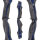 Mittelst&uuml;ck | SPIDERBOWS Blizzard - 19 Zoll - ILF | Silber/Blau | Rechtshand