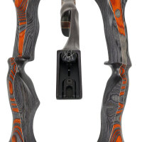 Mittelst&uuml;ck | SPIDERBOWS Blizzard - 21 Zoll - ILF | Silber/Orange | Rechtshand