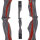 Mittelst&uuml;ck | SPIDERBOWS Blizzard - 21 Zoll - ILF | Silber/Rot | Rechtshand