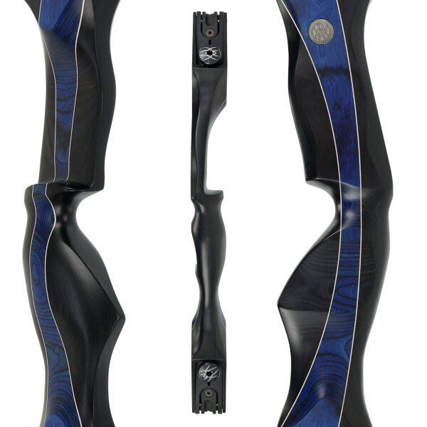 Mittelstück | SPIDERBOWS Blizzard - 19 Zoll - ILF | Schwarz/Blau | Rechtshand