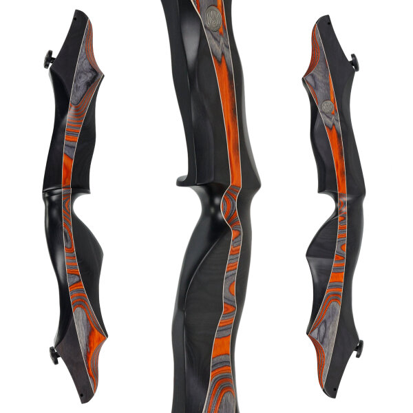 Mittelstück | SPIDERBOWS Blizzard - 19 Zoll - ILF | Schwarz/Orange | Rechtshand