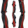 Mittelst&uuml;ck | SPIDERBOWS Blizzard - 19 Zoll - ILF | Schwarz/Rot | Rechtshand