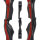 Mittelst&uuml;ck | SPIDERBOWS Blizzard - 19 Zoll - ILF | Schwarz/Rot | Rechtshand