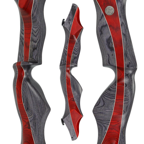 Mittelstück | SPIDERBOWS Blizzard - 19 Zoll - ILF | Silber/Rot | Linkshand