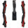 Mittelst&uuml;ck | SPIDERBOWS Blizzard - 21 Zoll - ILF | Schwarz/Rot | Linkshand